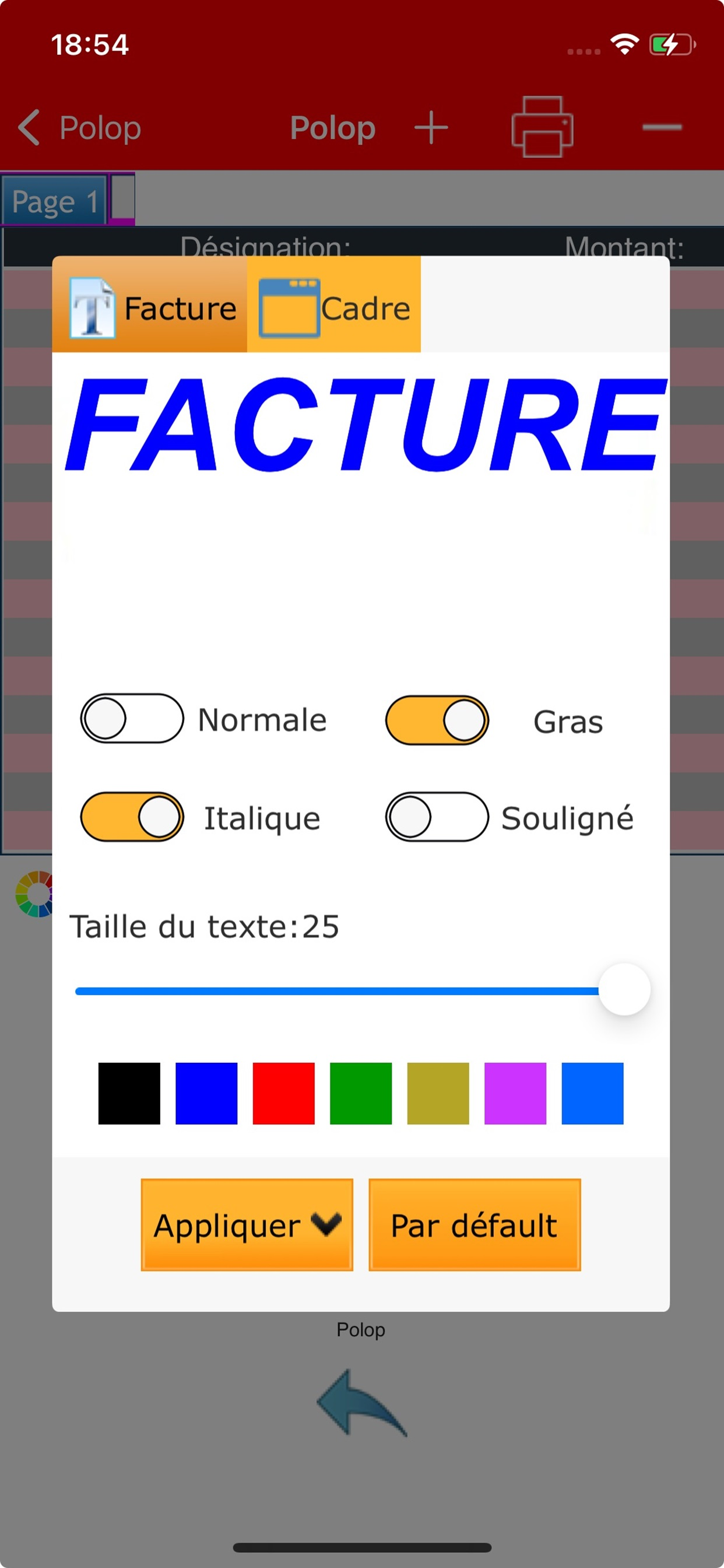 Devis et Facture screenshot 5
