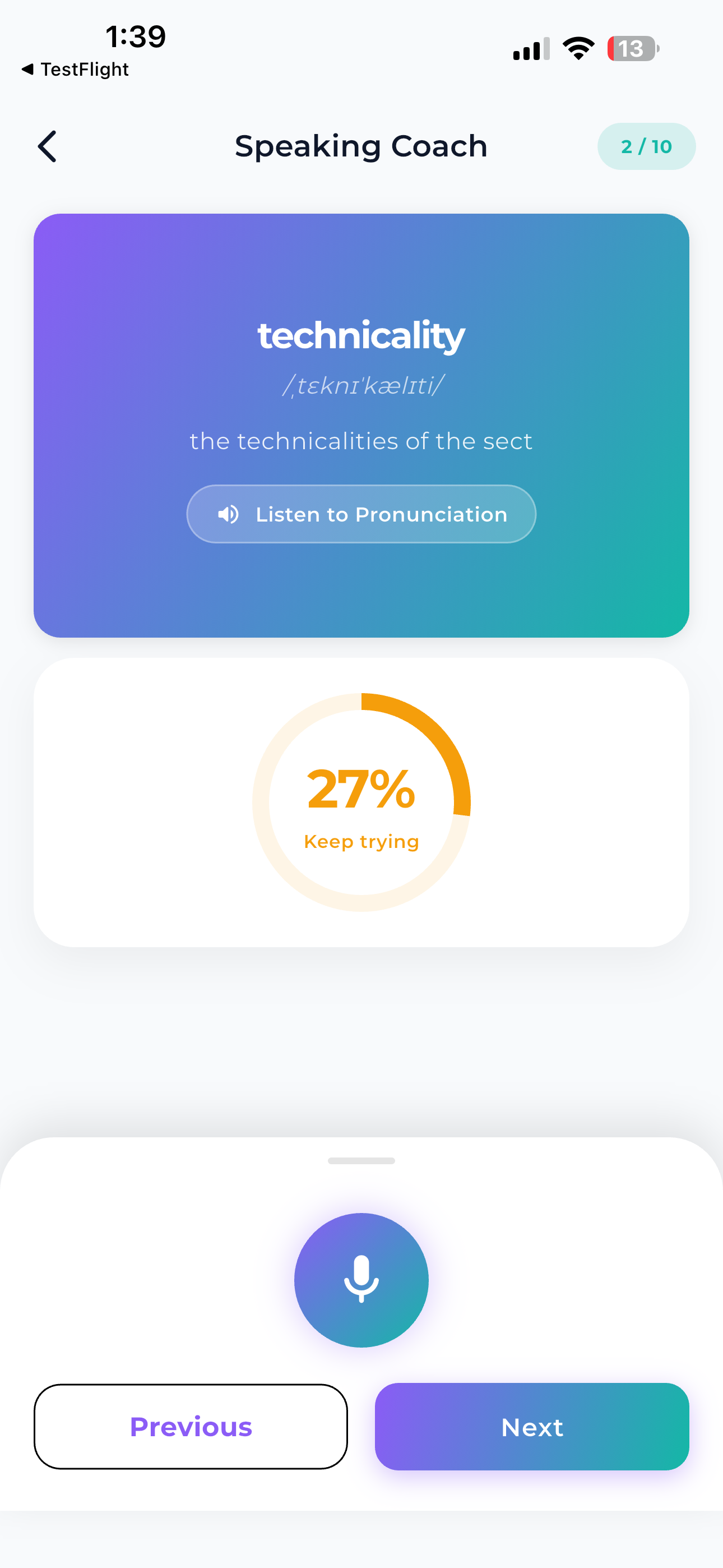 English Speaking & Learning AI screenshot 3
