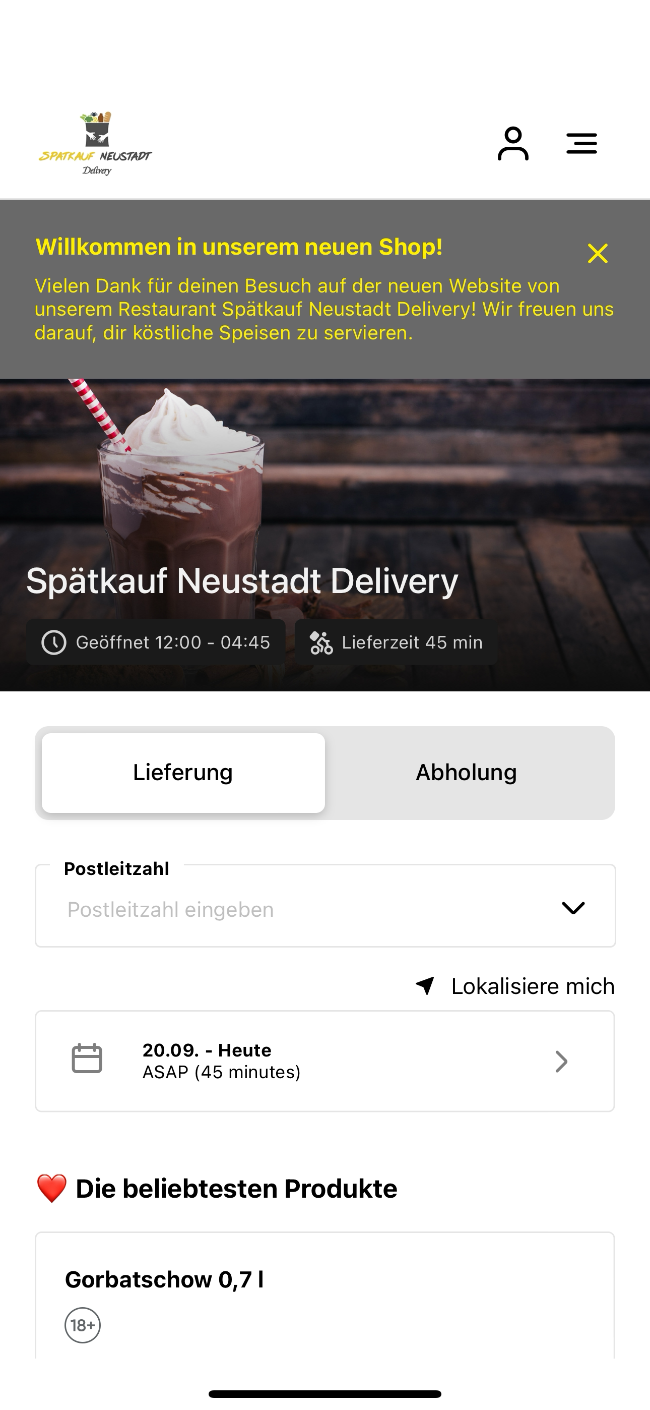 Spätkauf Neustadt Delivery