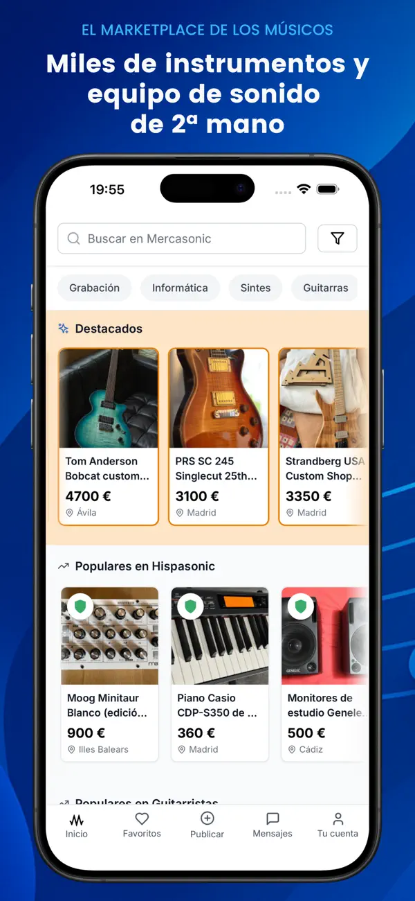 Screenshot #1 pour Mercasonic - Equipo musical