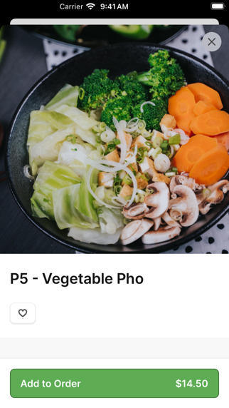 Green Mint Vietnamese Fusion iPhone screenshot 4 - Food & Drink app