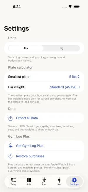 Gym Log: Workout Tracking screenshot 2