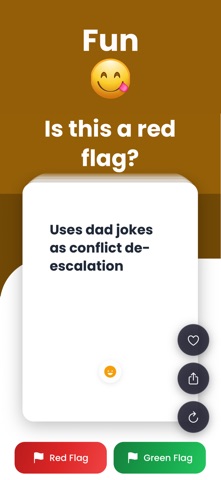 Red Flag: Couple Questions iPhone screenshot