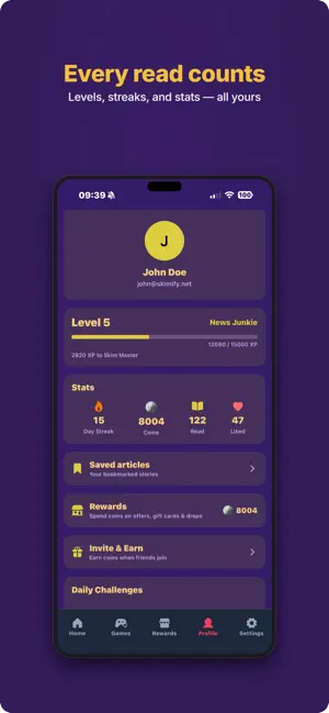 Skimify News screenshot 3