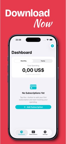 Subscription Manager: Bill Log iPhone screenshot
