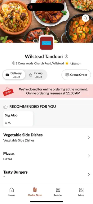Wilstead Tandoori screenshot 2