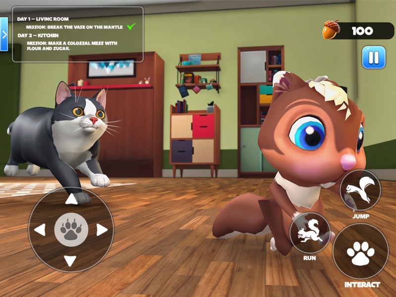 I Am Squirrel vs Cat Games screenshot 8