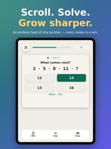 Brain Puzzle: Brain Trainer iPad screenshot