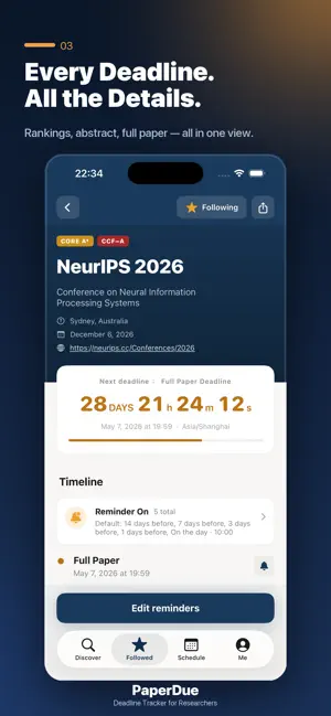 PaperDue – Deadline Tracker screenshot 3