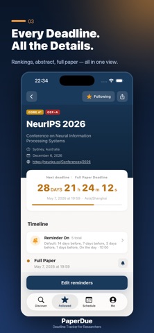 PaperDue – Deadline Tracker Screenshot 3 of 7