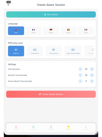 Linguroo iPad screenshot