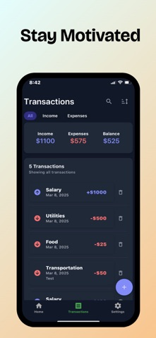 Budgetx - Personal Budgeting Screenshot 2 of 3