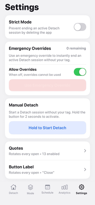 Detach: App Blocker Screenshot 9 of 9