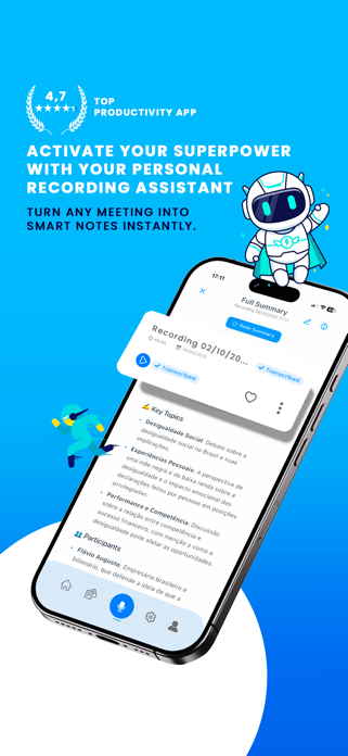 Recordly - AI Note Taker Screenshot 1 of 10