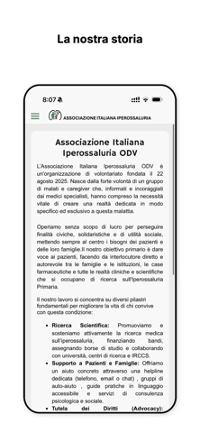 Iperossaluria screenshot