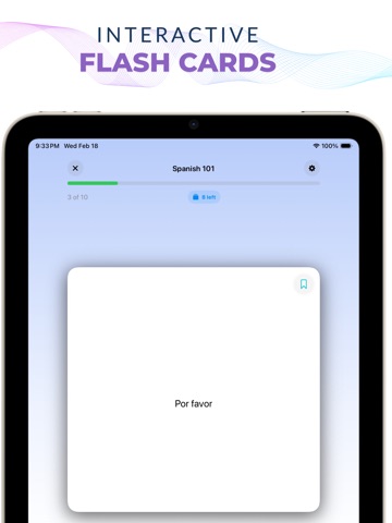Lume - AI Flashcard Maker iPad screenshot