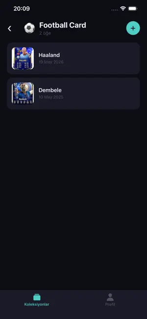 Koleksiyonum screenshot 1