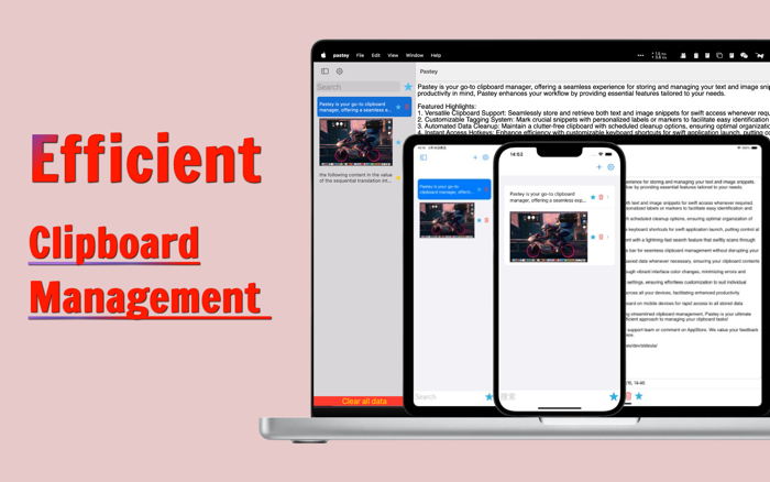 Pastey - Efficient Clipboard