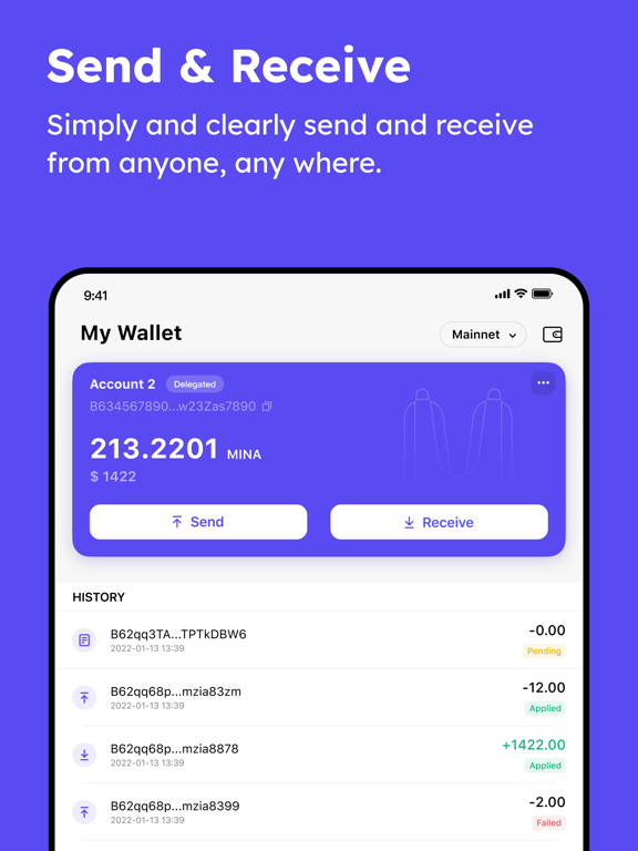 Screenshot #5 pour Auro Wallet
