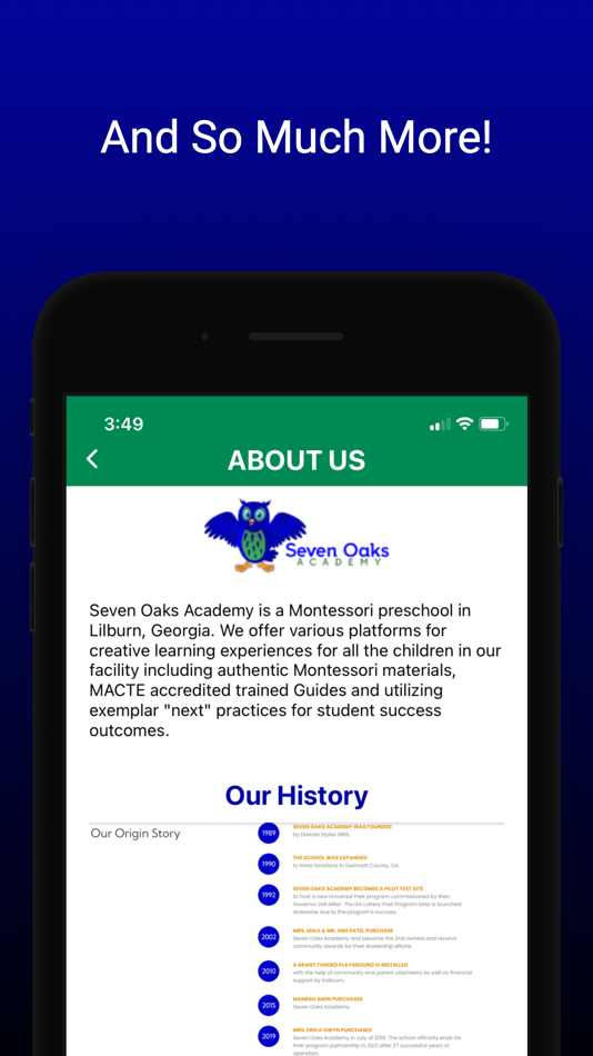 #10. Seven Oaks Academy (iOS) 由: Seabird Apps