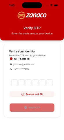 ZANACO SHAREHOLDER iPhone screenshot
