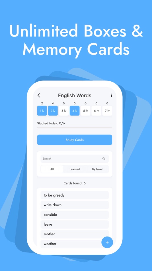 #2. Leitner Box Flashcards (iOS) 来自: Dzmitry Afanasenka