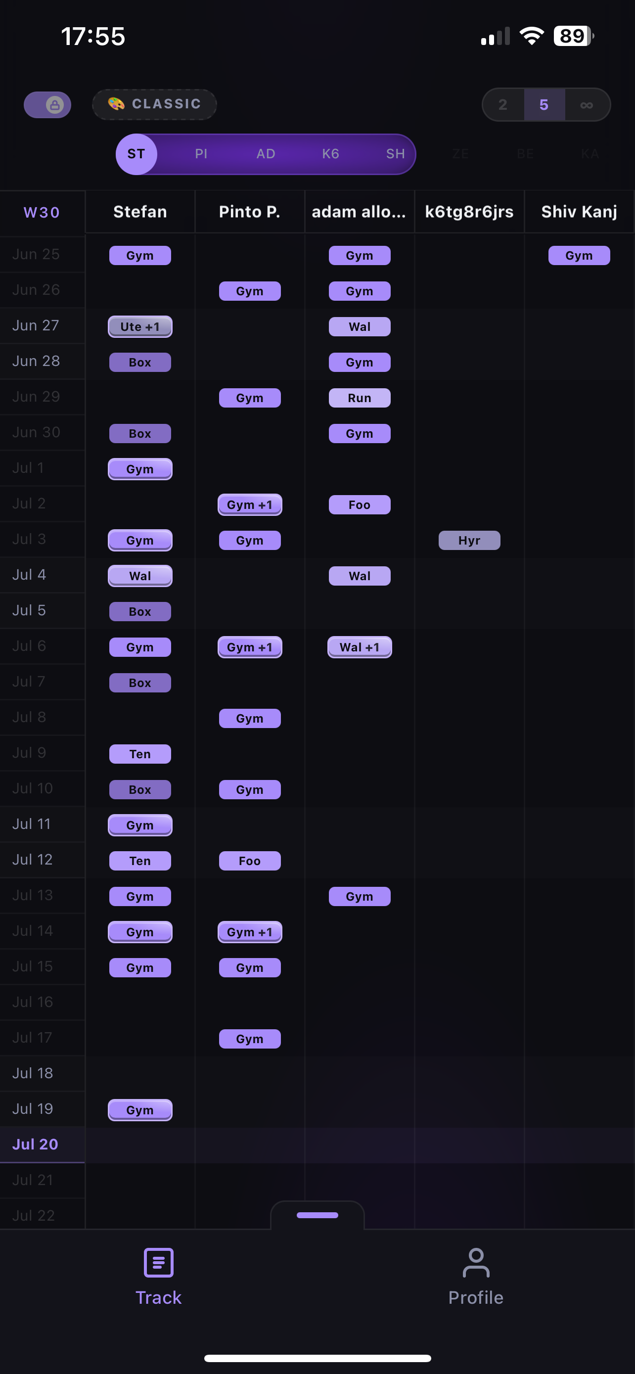 Tracks: Activity Log screenshot 4