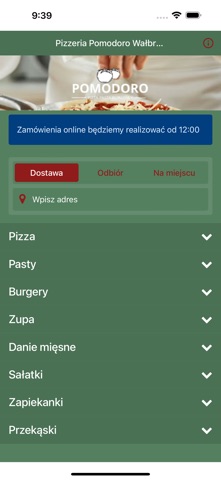 Pizzeria Pomodoro Walbrzych screenshot