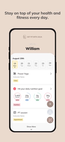 Get Fit With Julia screenshot