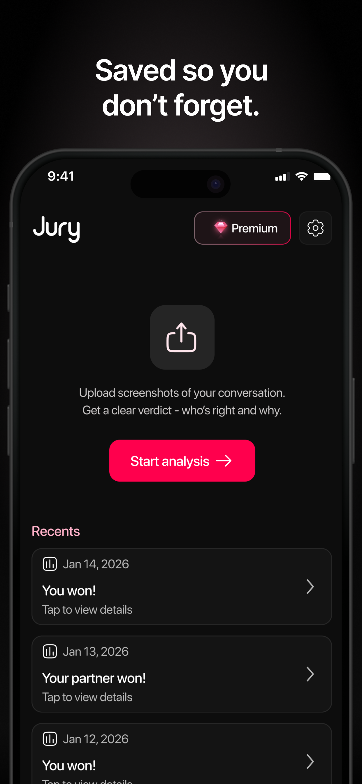 Couples Verdict AI: Jury