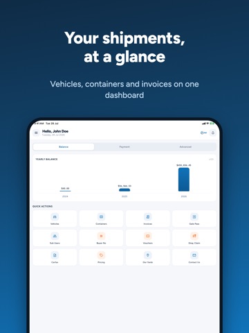 Olfat Shipping iPad screenshot