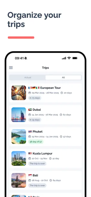 Tourlon: my trips screenshot 3