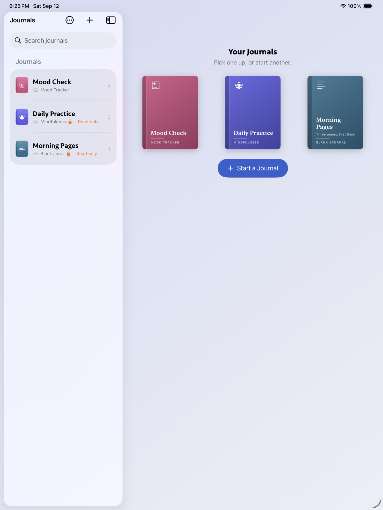Screenshot 3 of Lunari Journal