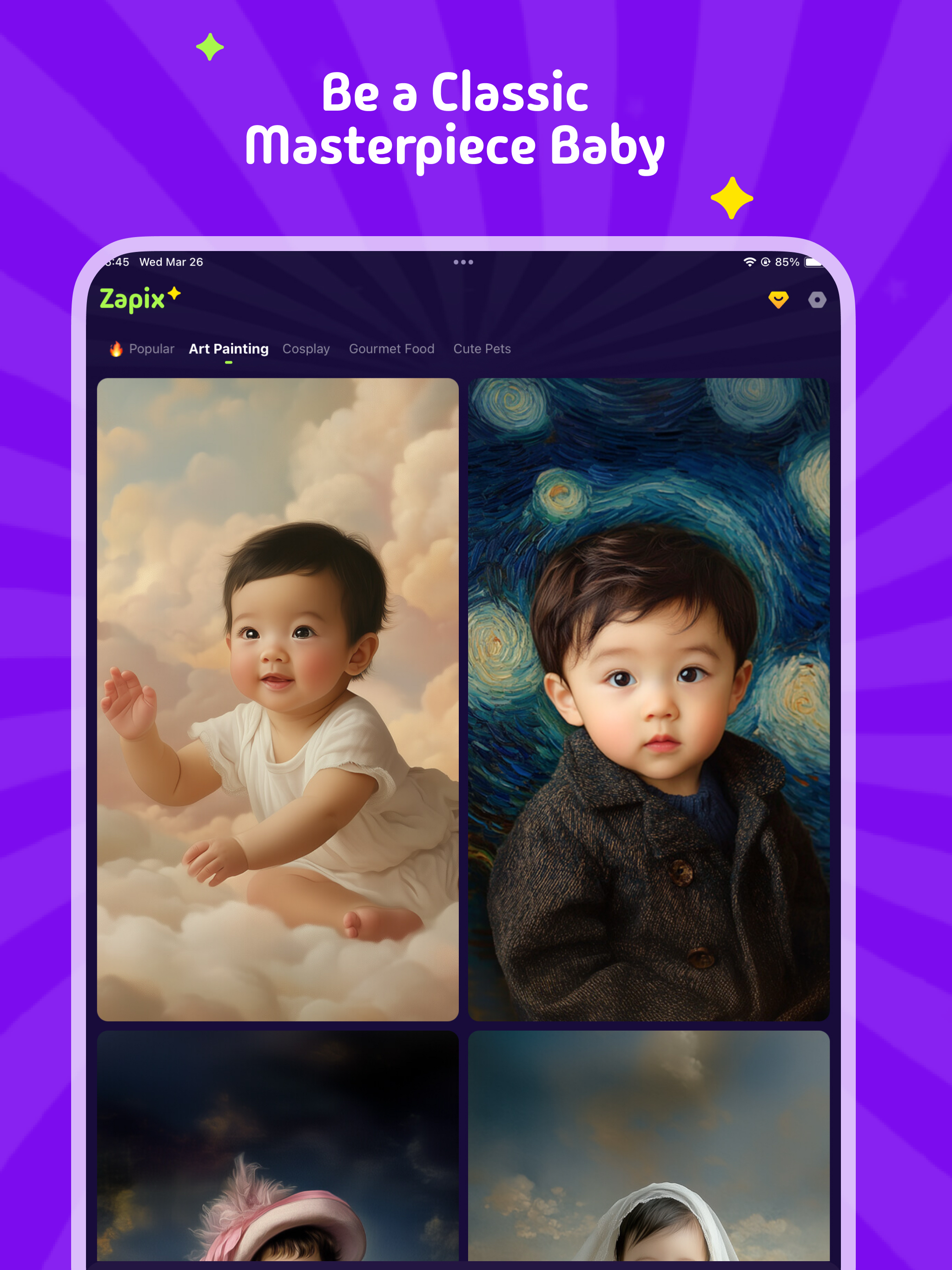 Zapix: Art Baby Editor