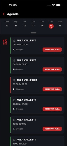 ValleFit screenshot