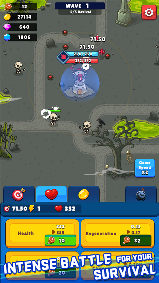 #5. Idle Castle Tower Defense TD (iOS) 由: Seven Bulls LTD OOD