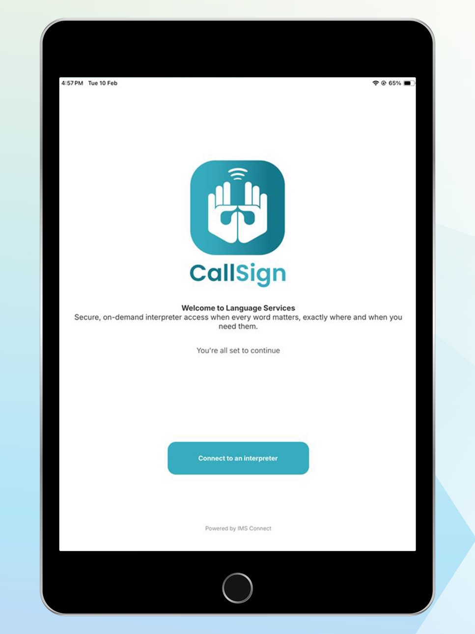 iPad screenshot