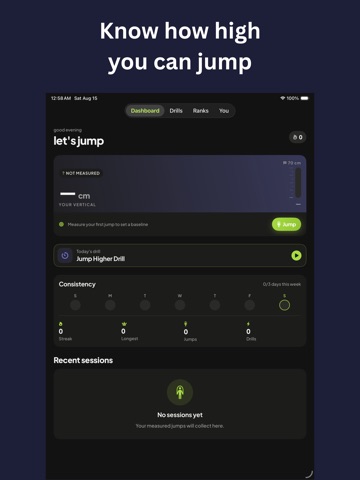 JumpHigher: Vertical Jump iPad screenshot