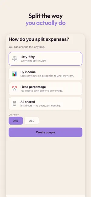 dupla - Couple's finances screenshot 4