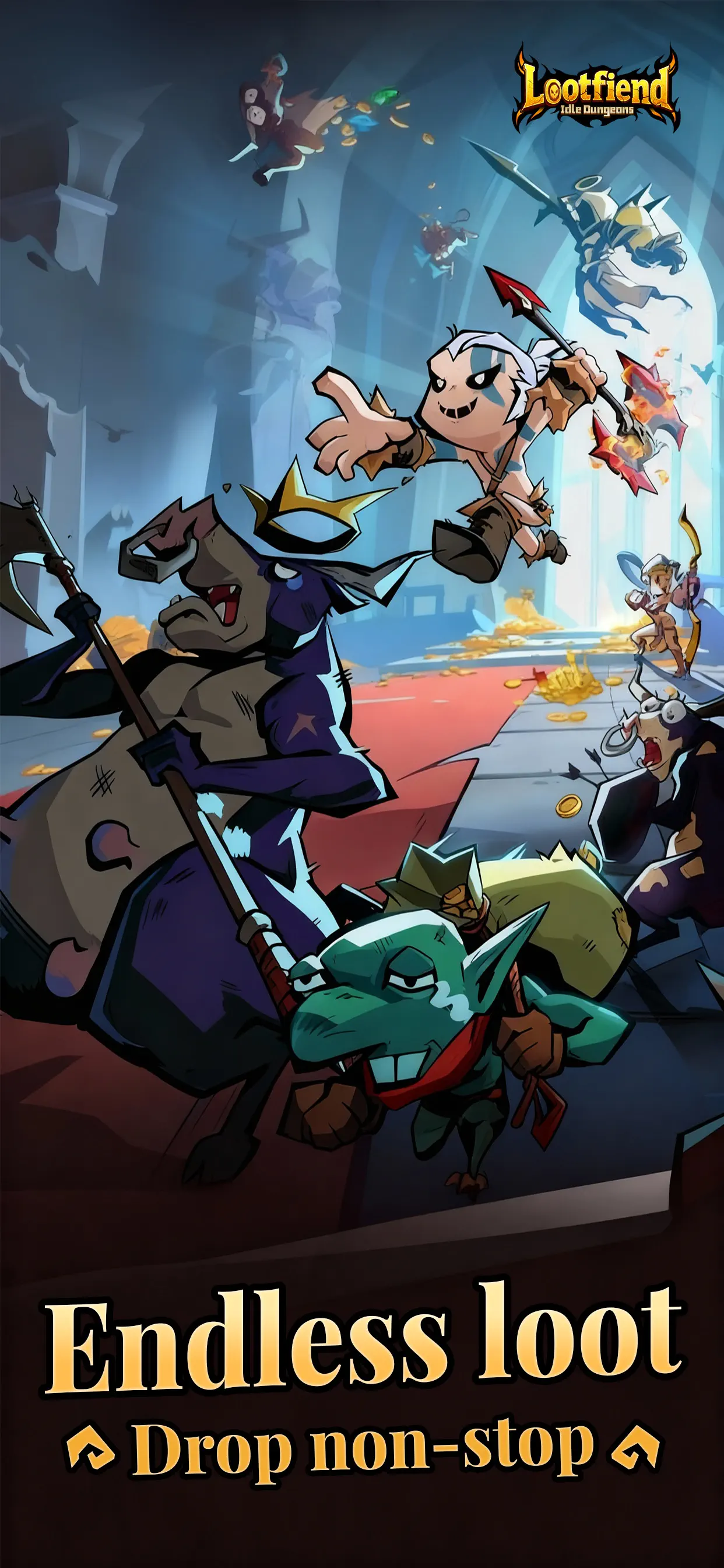 Lootfiend: Idle Dungeons screenshot 1