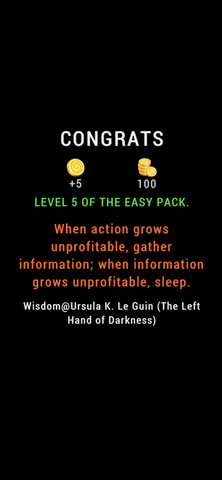 Cryptogram Cryptoquote Puzzle Screenshot 1 of 5