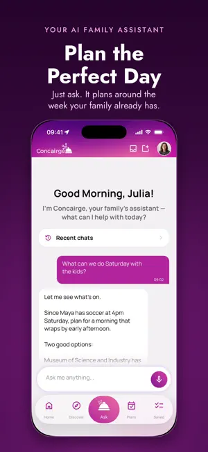 Concairge: AI Family Assistant screenshot 1