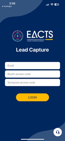 EACTS Lead Capture Screenshot 2 of 7