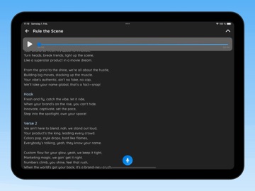 My Lyrics X ipad screenshot 2