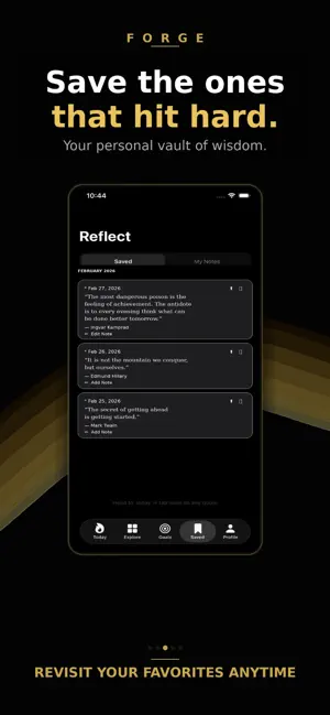 Forge: Daily Mindset Quotes screenshot 3
