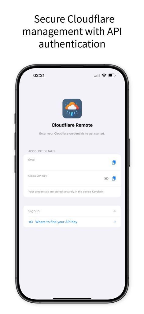 Cloudflare Remote - Utilities App | MWM