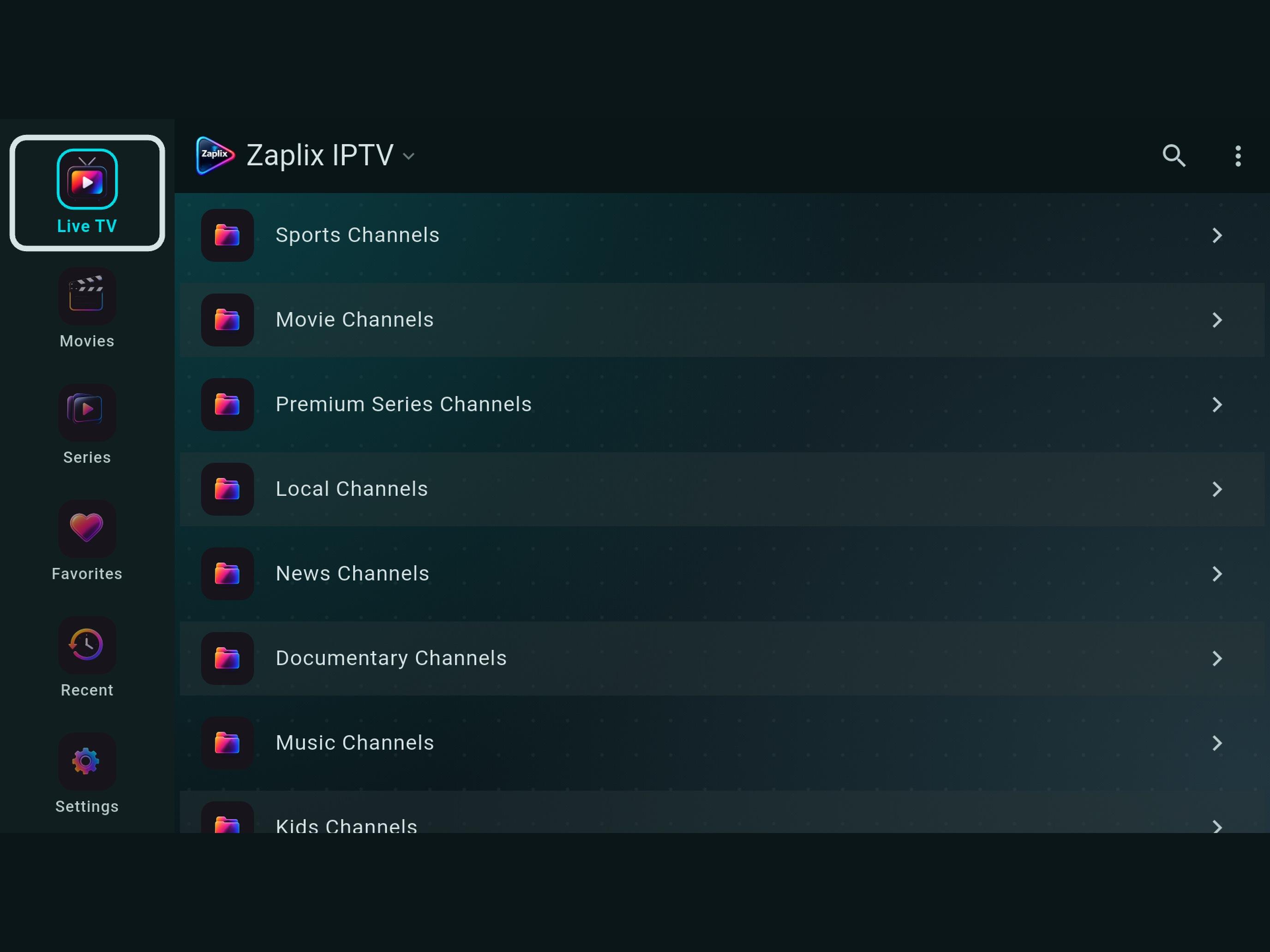 Zaplix IPTV screenshot 5