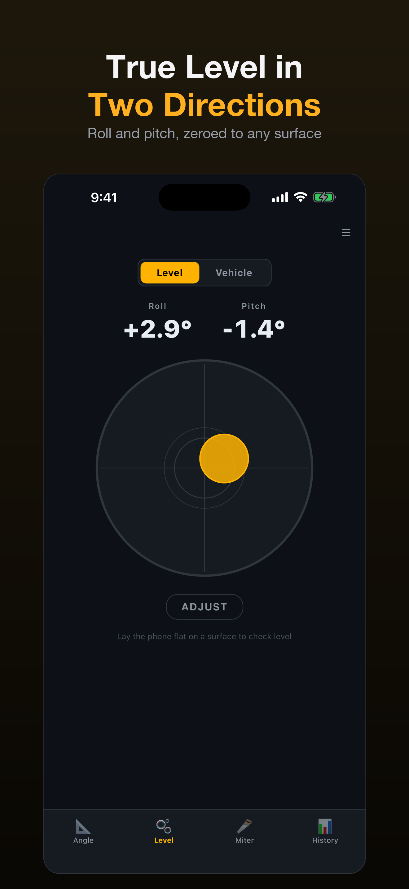 Clinometer+ Slope & Roof Pitch screenshot 2