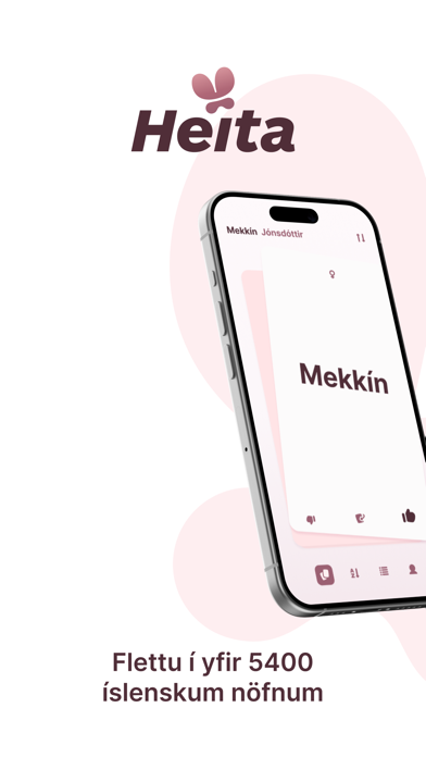 Heita - Íslensk barnanöfn Screenshot