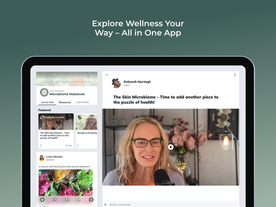 SWITCHAURA: by Deborah Murtagh iPad screenshot 5 - Social Networking app